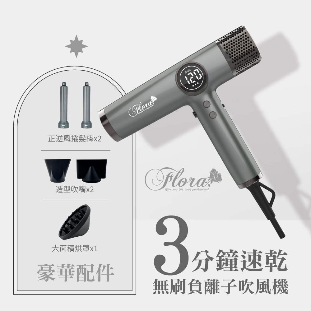 HD-3238 無刷負離子吹風機