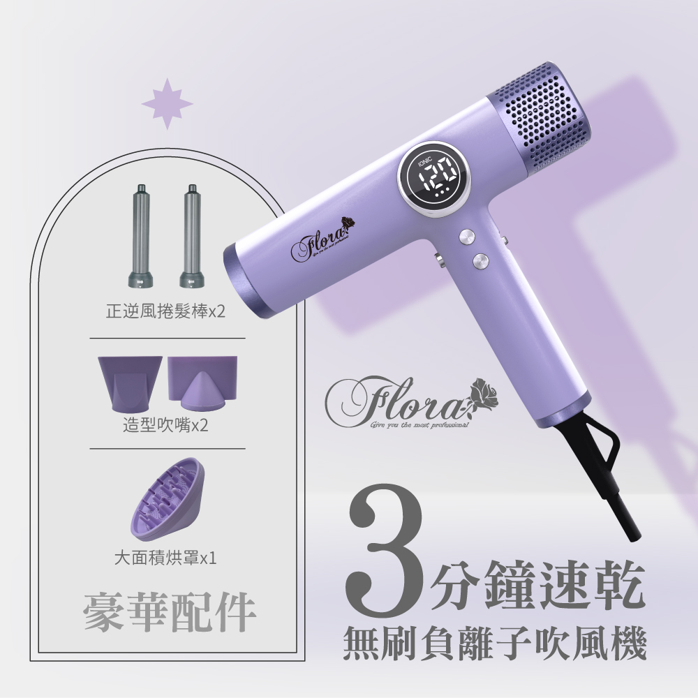 HD-3238 無刷負離子吹風機